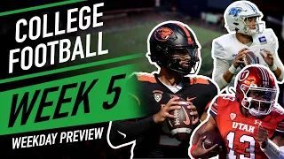 College Football Week 5 Picks and Predictions | CFB 2023 | Thursday & Friday Free Week 5 Picks