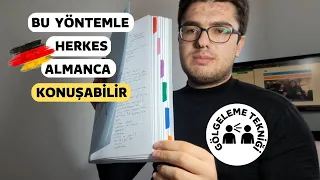 5 ADIMDA ALMANCA KONUŞ En İyi Almanca Öğrenme Yöntemi Gölgeleme Tekniği Deutsch Sprechen