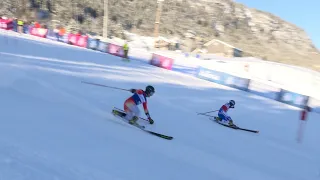 Telemark World Cup - Men's Parallel Sprint semi finals and finals in Aal, Norway