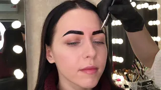 ОКРАШИВАНИЕ БРОВЕЙ ХНОЙ. Henna eyebrow tutorial