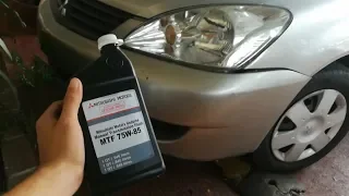 How to change manual transmission oil in your Mitsubishi Lancer.