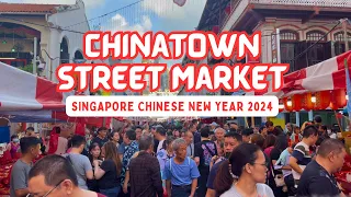 Chinatown Street Market Singapore Chinese New Year 2024