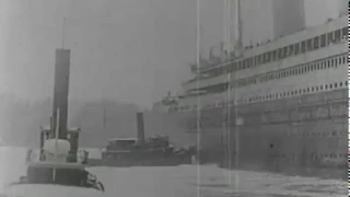 Abfahrt der Titanic! Echte Aufnahmen - 1912!!!