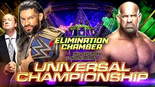 Roman Reigns vs. Goldberg Full Match - WWE Elimination Chamber 2022