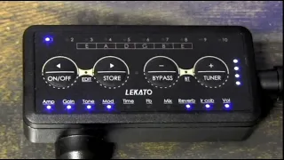 LEKATO Guitar Headphone Amp - Operating Instructions in Edit Mode