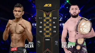 Джозиель Сильва vs. Юнус Евлоев | Josiel Silva vs. Yunus Evloev | ACA 95