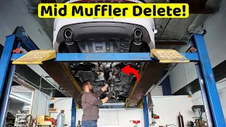 2019 Dodge Charger 392 Scat Pack Mid Muffler Delete! Crazy Loud But So Worth it!