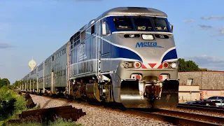 Metra Amtrak F59PHI Chicago Commuter Locomotives