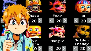 Five Night At Freddy 2 no modo impossivel KKKKKKKK