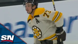 Bruins' Charlie McAvoy Imitates Bobby Orr With Airborne Goal Against Red Wings