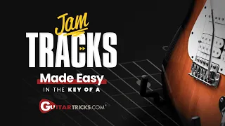 Super Easy Rock/Pop Groove Guitar Backing Track - Key Of A - 112bpm | Guitar Tricks