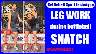 Leg Work During Kettlebell SNATCH by Denis Vasilev