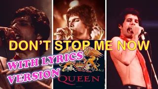 Don't Stop Me Now (with lyrics version) - Queen