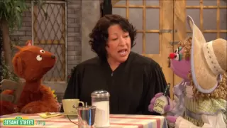 Sesame Street: Sonia Sotomayor: "The Justice Hears a Case."