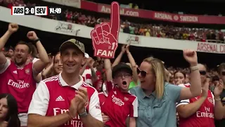 HIGHLIGHTS   Arsenal vs Sevilla 6-0   Gabriel Jesus shines hat trick on Emirates Stadium debut!