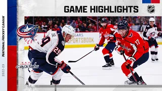 Blue Jackets @ Capitals 3/21 | NHL Highlights 2023