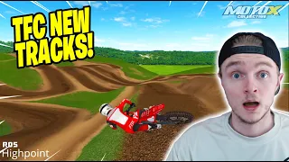 REACTING TO THE NEW TFC TRACKS IN MX BIKES