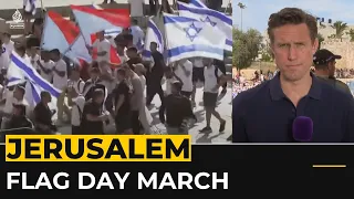 Israel shuts down Palestinian life in Jerusalem for ‘flag march’