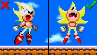 2 Different Fleetway Sonic