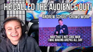 Dumbest Audience Member Ever... | Andrew Schulz (REACTION)