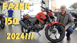 YAMAHA FAZER 150 UBS 2024 É A MAIS COMPLETA DA CATEGORIA!!!