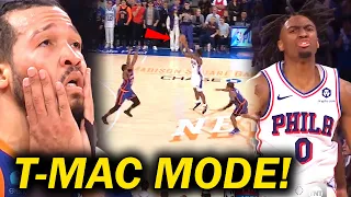 Nag ala T-mac si Maxey sinalba ang Sixers, GINULAT ang lahat iyak sa dulo si Brunson!| WILD COMEBACK