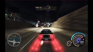 Non Rice R34 GTR and 240SX Gameplay 4K (Need for Speed Underground 2 Modded)