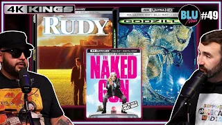 RUDY 4K, GODZILLA 4K & THE NAKED GUN 4K STEELBOOKS! Plus: Paramount Scares Vol 1 | 4K Kings