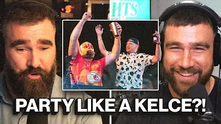 "I'm calling bull****, Pat can keep up" - Jason on Mahomes saying he can't party like the Kelces