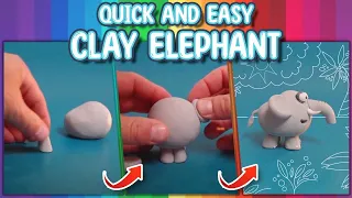 How To Make a Clay Elephant - Quick and Easy