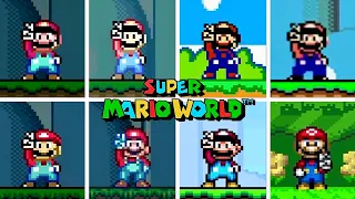 Evolution of Mario's Victory Pose in Super Mario World - Official, Hacks & Bootlegs