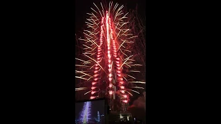 2017 New Year Fireworks Burj Khalifa, Dubai