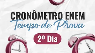 Cronômetro ENEM 2° dia + estratégia de prova | Método Questiona