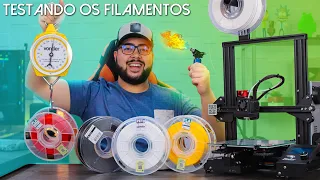 PLA, ABS ou PETG? Qual Melhor Material Para impressão 3D? Testei e Mostrei as Diferenças na Prática!