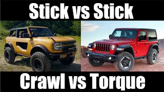 Wrangler vs Bronco - Motor Torque vs Wheel Torque