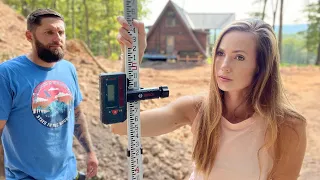 Construction Begins | A-Frame BEDROOM WING BUILD | Removing 4,000 Cu ft. Of Dirt