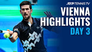 Djokovic Riding High; Tsitsipas too Rough for Struff | Vienna 2020 Day 3 Highlights