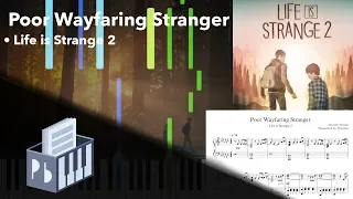 Poor Wayfaring Stranger - Life is Strange 2 OST (Piano Tutorial)