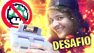 FUI DESAFIADO A ZERAR SUPER MARIO WORLD SEM MORRER