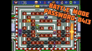 Super Bomberman 5 - Battle Mode - All stages (Password 0413)