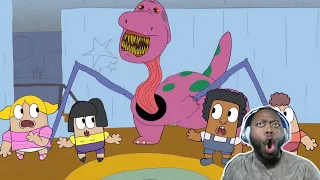 Barney the Eldritch Dinosaur REACTION | @HumorWaffle