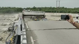 Dehradun - Rishikesh highway collapses in heavy rains 27th August 2021 : Ranipokhri - Doiwala pul