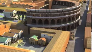 Ostia Antica, harbor of the Imperial Rome - A computer reconstruction