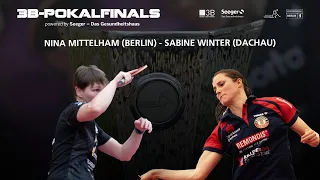 Nina Mittelham - Sabine Winter  I Halbfinale 3B-Pokalfinals 2024 in Berlin