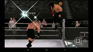 svr 11 roman reigns (the tribal chief) vs (caw) brock lesnar