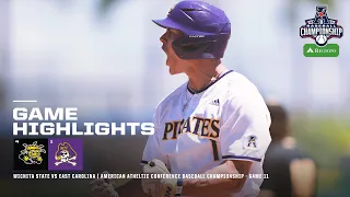 AAC Baseball Championship presented by Regions - Game 11: Wichita State vs. East Carolina (5/25/24)