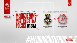 PGE AK Młode Żubry Białystok - ŁKS KM Szkoła Gortata Łódź (1/4 MMP U13M)