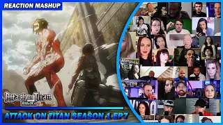 Attack on Titan Season 1 Episode 7 Reaction Mashup | 進撃の巨人 #shingekinokyojin #attackontitan #aot