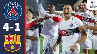 Mbappe Scored 2 Goal For PSG | PSG vs Barcelona (4-1) | Match Highlights All Goals