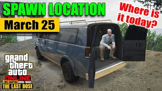 Spawn Location Gun Van March 25 | Last Dose GTA 5 Online